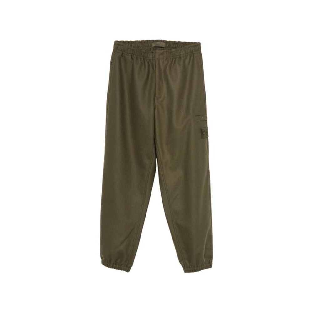 Stone Island Green Trousers - Track Pants Men